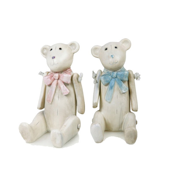 Kremowy i niebieski we wnętrzu: Figurki WHITEBEAR, 25 zł/szt., home&you