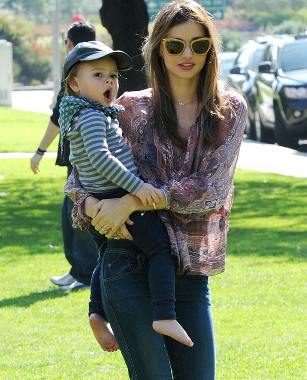 Miranda Kerr z synkiem