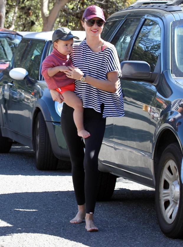Miranda Kerr z synkiem