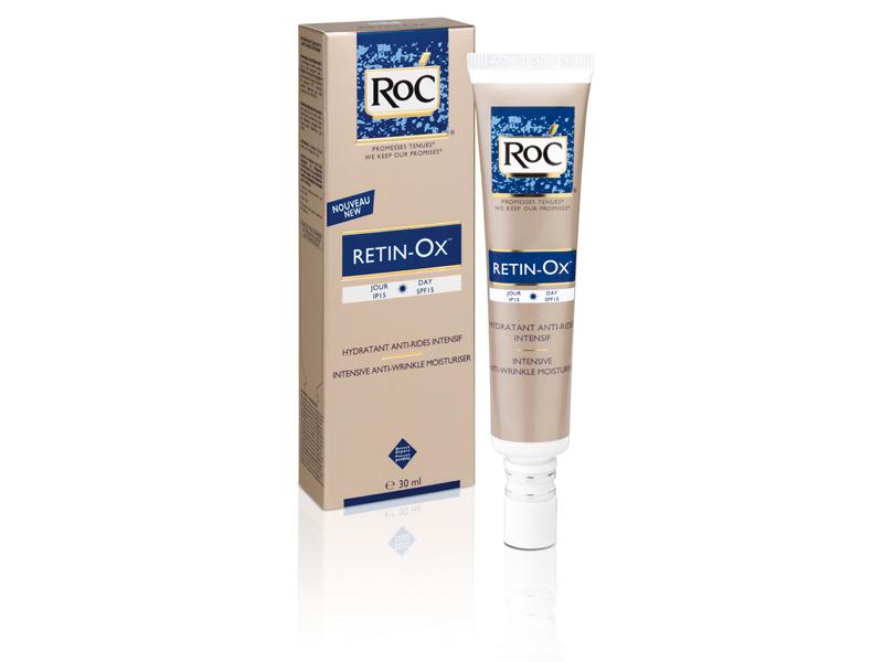 kosmetyki, Roc® Retin-Ox™ Intensywny nawilżający krem przeciwzmarszczkowy na dzień SPF 15