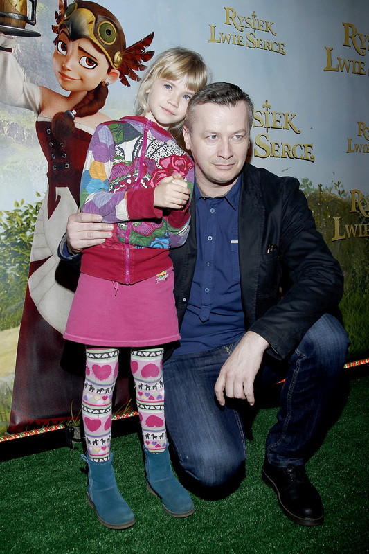 Wojciech Majchrzak na premierze filmu Rysiek Lwie Serce