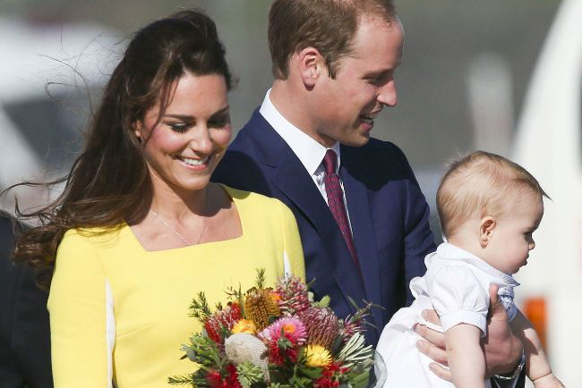 Książę William, Księżna Kate i Książę Jerzy opuszczają Nową Zelandię