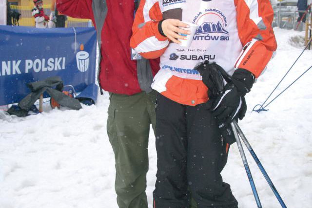 Daria Widawska na nartach