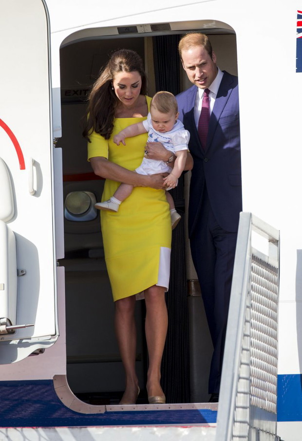 Książę William, Księżna Kate i Książę Jerzy opuszczają Nową Zelandię