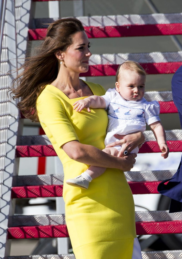 Książę William, Księżna Kate i Książę Jerzy opuszczają Nową Zelandię
