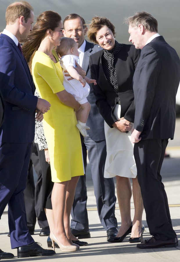 Książę William, Księżna Kate i Książę Jerzy opuszczają Nową Zelandię