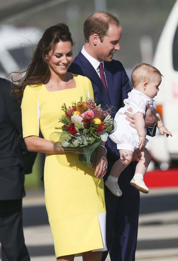 Książę William, Księżna Kate i Książę Jerzy opuszczają Nową Zelandię