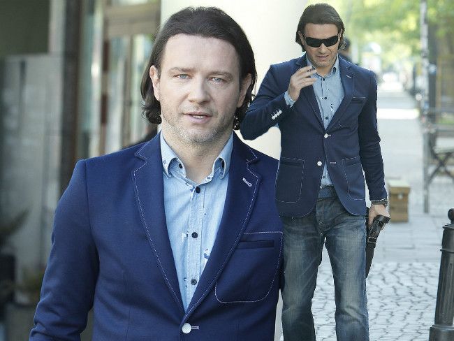 Radosław Majdan w drodze do Dzień dobry TVN