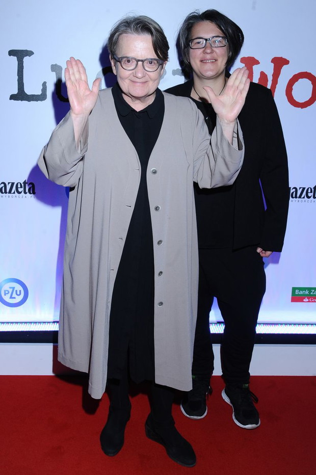 Agnieszka Holland na gali Ludzie Wolności