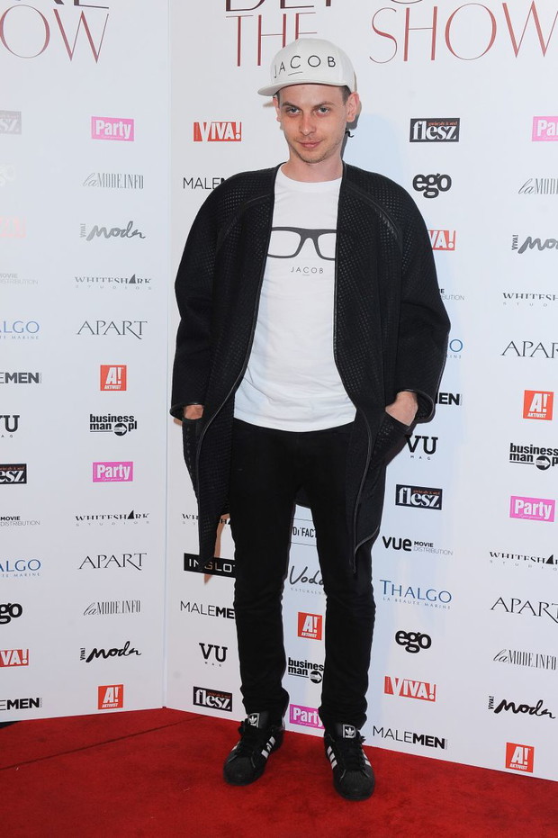 Jakub Bartnik na pokazie filmu Tomasza Ossolińskiego