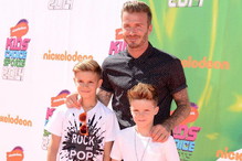 David Beckham z synami
