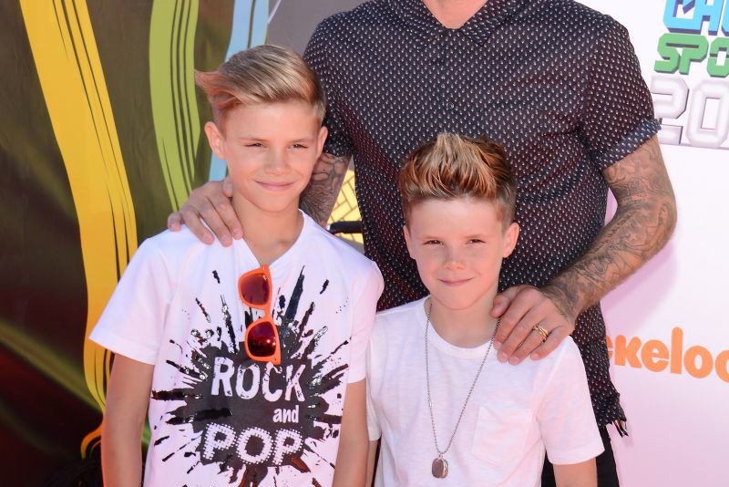 David Beckham z synami