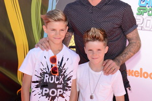 David Beckham z synami