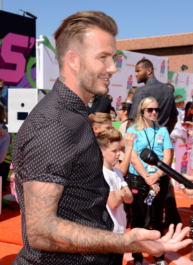 David Beckham z synami