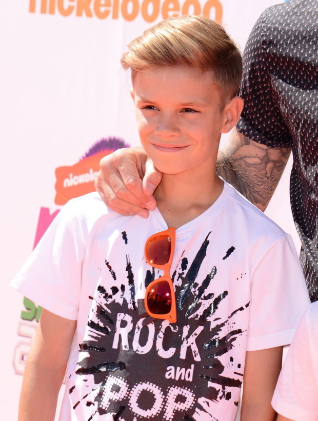 David Beckham z synami