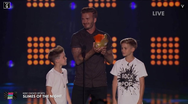 David Beckham z synami