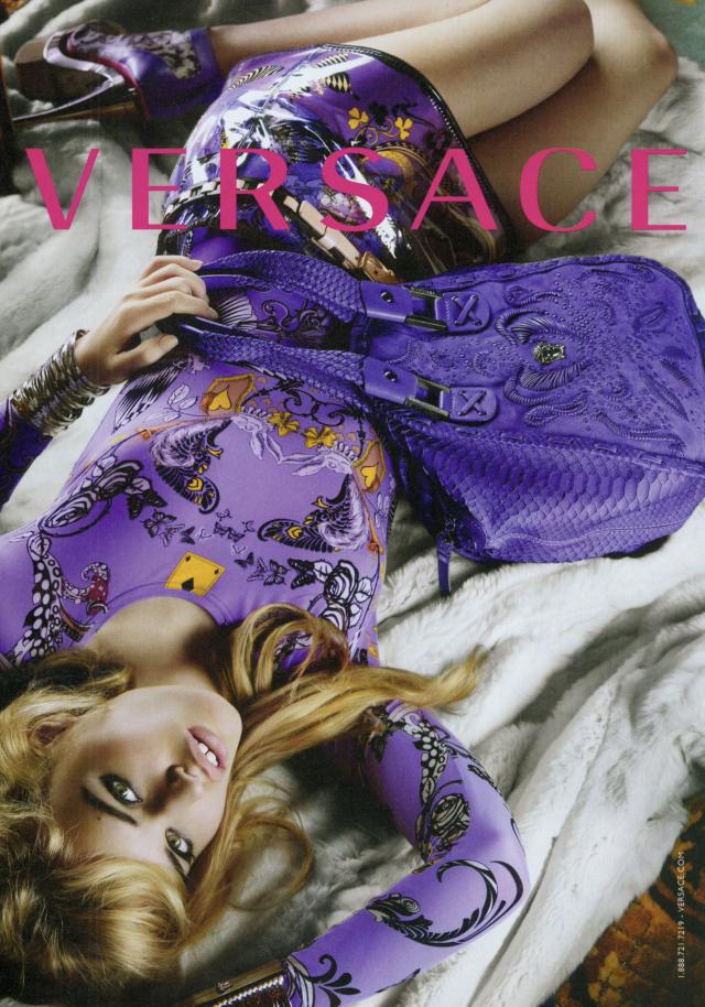 Reklama Versace, Georgia May Jagger