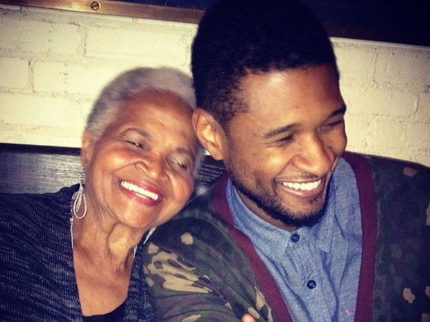 Usher z babcią