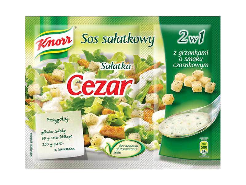 Knorr Sos sałatkowy 2 w 1 – Sałatka Cezar