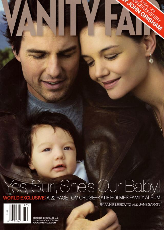 Tom Cruise, Suri Cruise, Katie Holmes, Vanity Fair