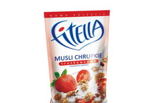 Fitella Musli truskawkowe z kawałkami czekolady