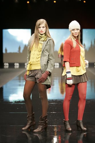C&A pokaz mody Dusseldorf - kolekcja jesień - zima 2007 - zdjęcie