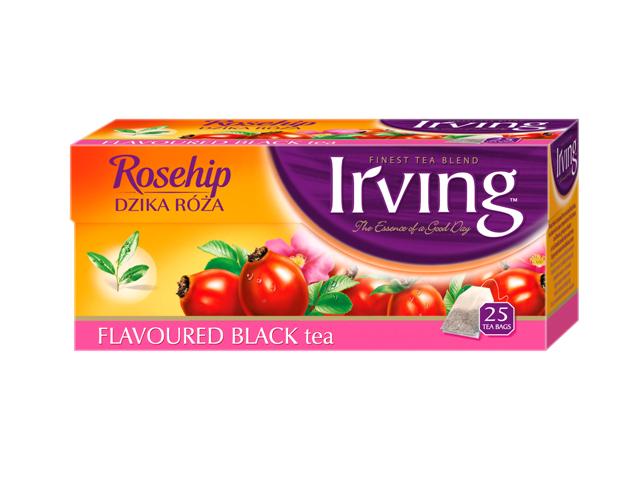 IRVING Rosehip / HERBATA CZARNA Z DZIKĄ RÓŻĄ