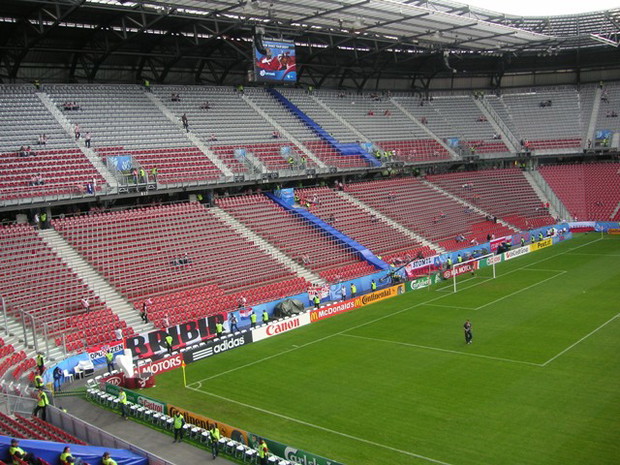 Na stadionie w Klagenfurcie... - zdjęcie