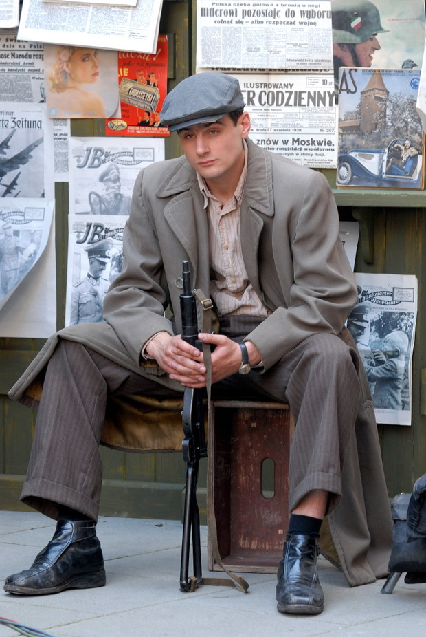 Na planie filmowym Czas Honoru - zdjęcie