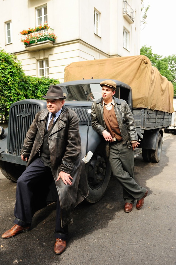 Na planie filmowym Czas Honoru - zdjęcie