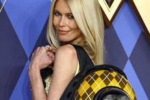 Claudia Schiffer z kotem