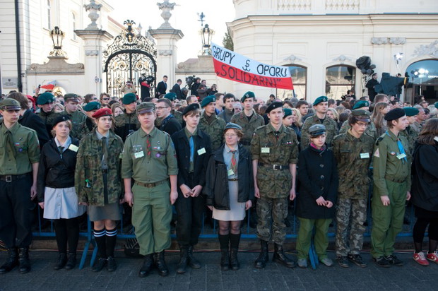 Ceremonia pogrzebowa pary prezydenckiej - zdjęcie