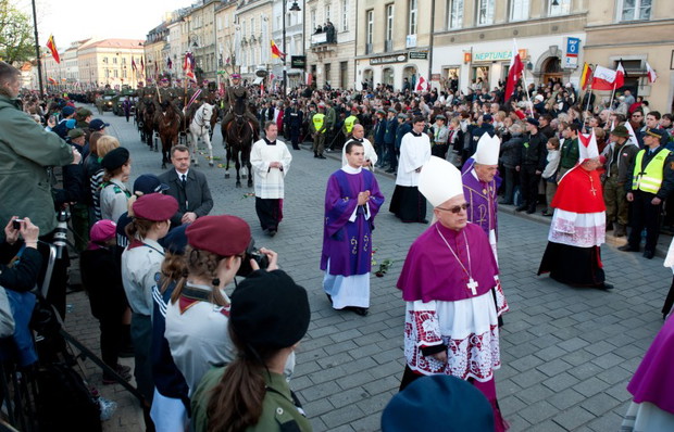 Ceremonia pogrzebowa pary prezydenckiej - zdjęcie