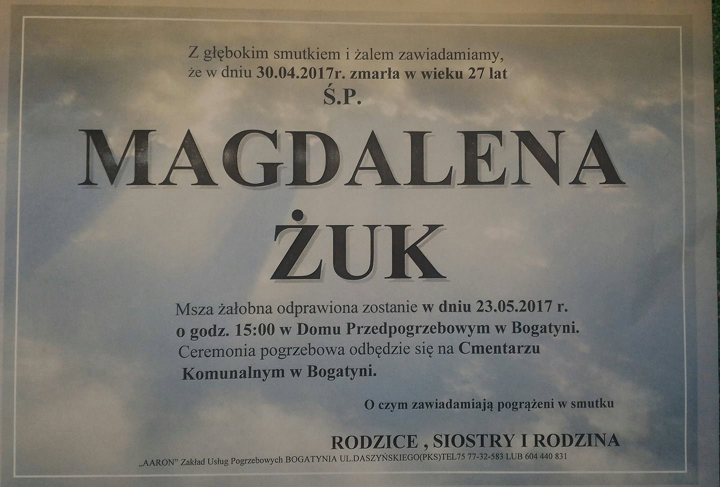 Klepsydra Magdalena Żuk