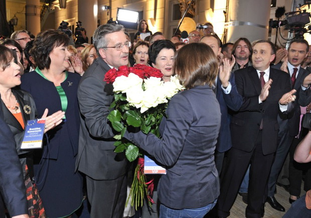 Wieczór wyborczy Bronislawa Komorowskiego - zdjęcie