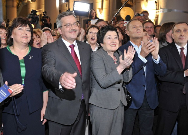 Wieczór wyborczy Bronislawa Komorowskiego - zdjęcie