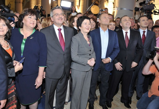 Wieczór wyborczy Bronislawa Komorowskiego - zdjęcie