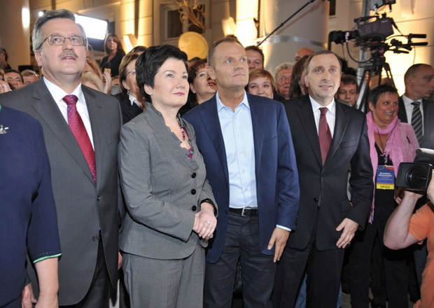 Wieczór wyborczy Bronislawa Komorowskiego - zdjęcie