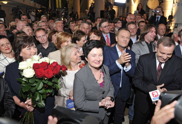Wieczór wyborczy Bronislawa Komorowskiego - zdjęcie