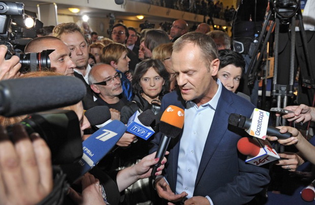 Wieczór wyborczy Bronislawa Komorowskiego - zdjęcie