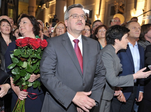 Wieczór wyborczy Bronislawa Komorowskiego - zdjęcie