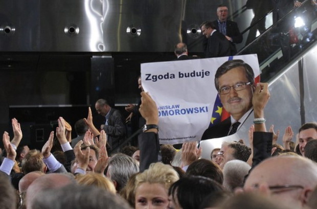Wieczór wyborczy w sztabie Komorowskiego - zdjęcie