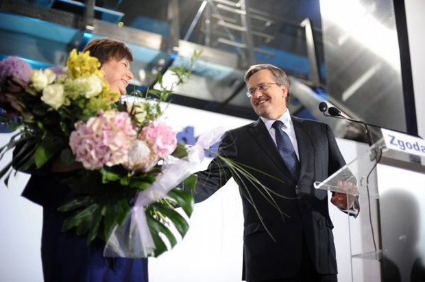 Wieczór wyborczy w sztabie Komorowskiego - zdjęcie