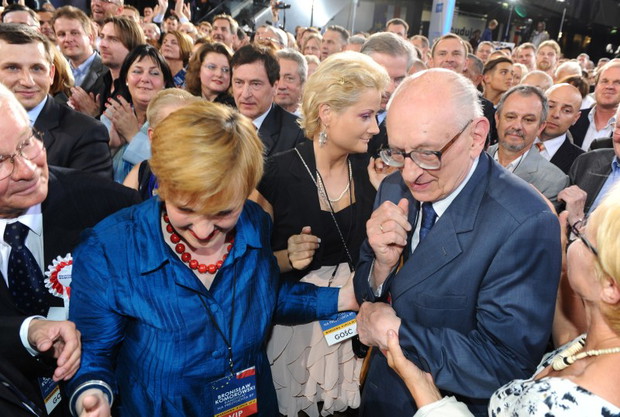 Wieczór wyborczy w sztabie Komorowskiego - zdjęcie