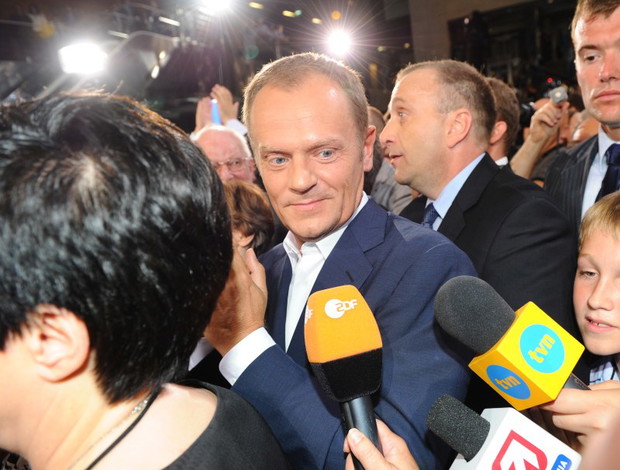 Wieczór wyborczy w sztabie Komorowskiego - zdjęcie