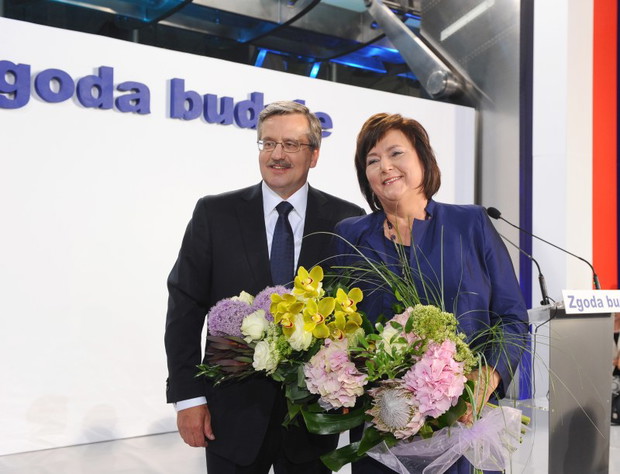 Wieczór wyborczy w sztabie Komorowskiego - zdjęcie
