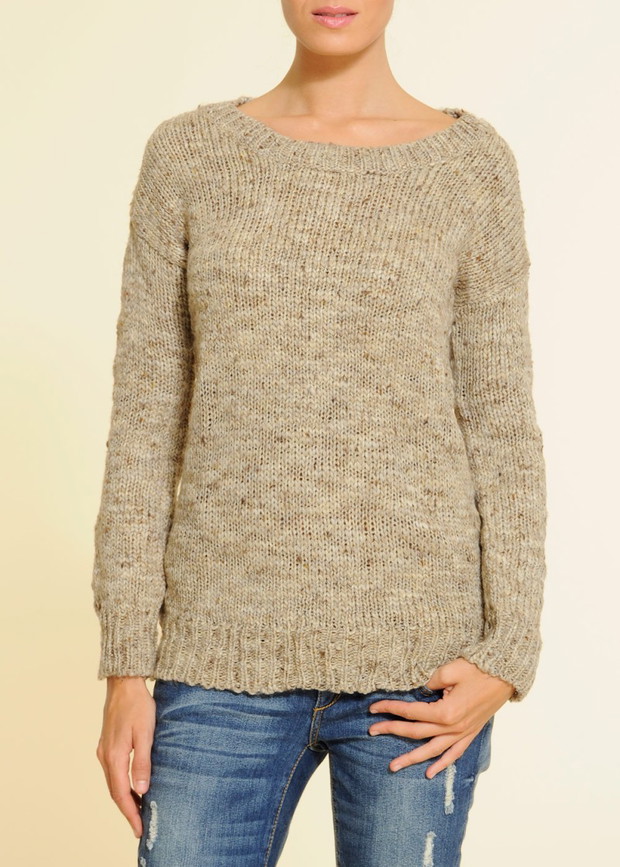 beżowy sweter Mango - jesień-zima 2010/2011
