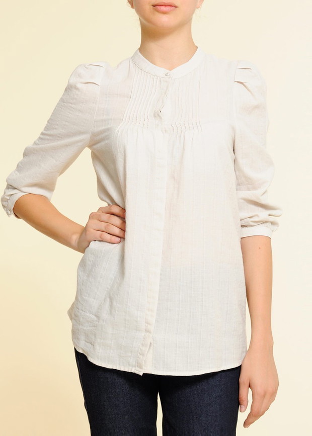 biała bluzka Mango - jesień-zima 2010/2011