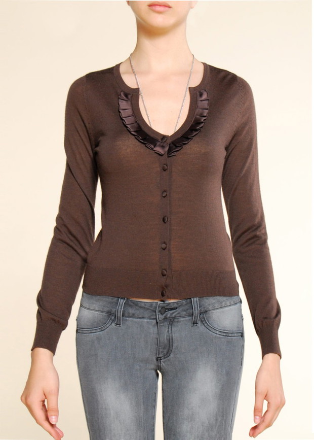 brązowy kardigan Mango - jesień-zima 2010/2011
