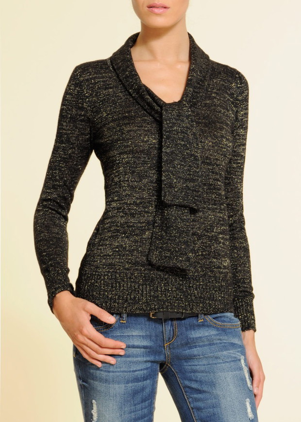 brązowy sweter Mango - jesień-zima 2010/2011